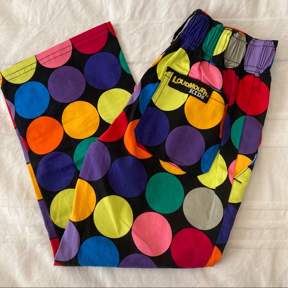 Loudmouth Kids Disco Balls Black Pant